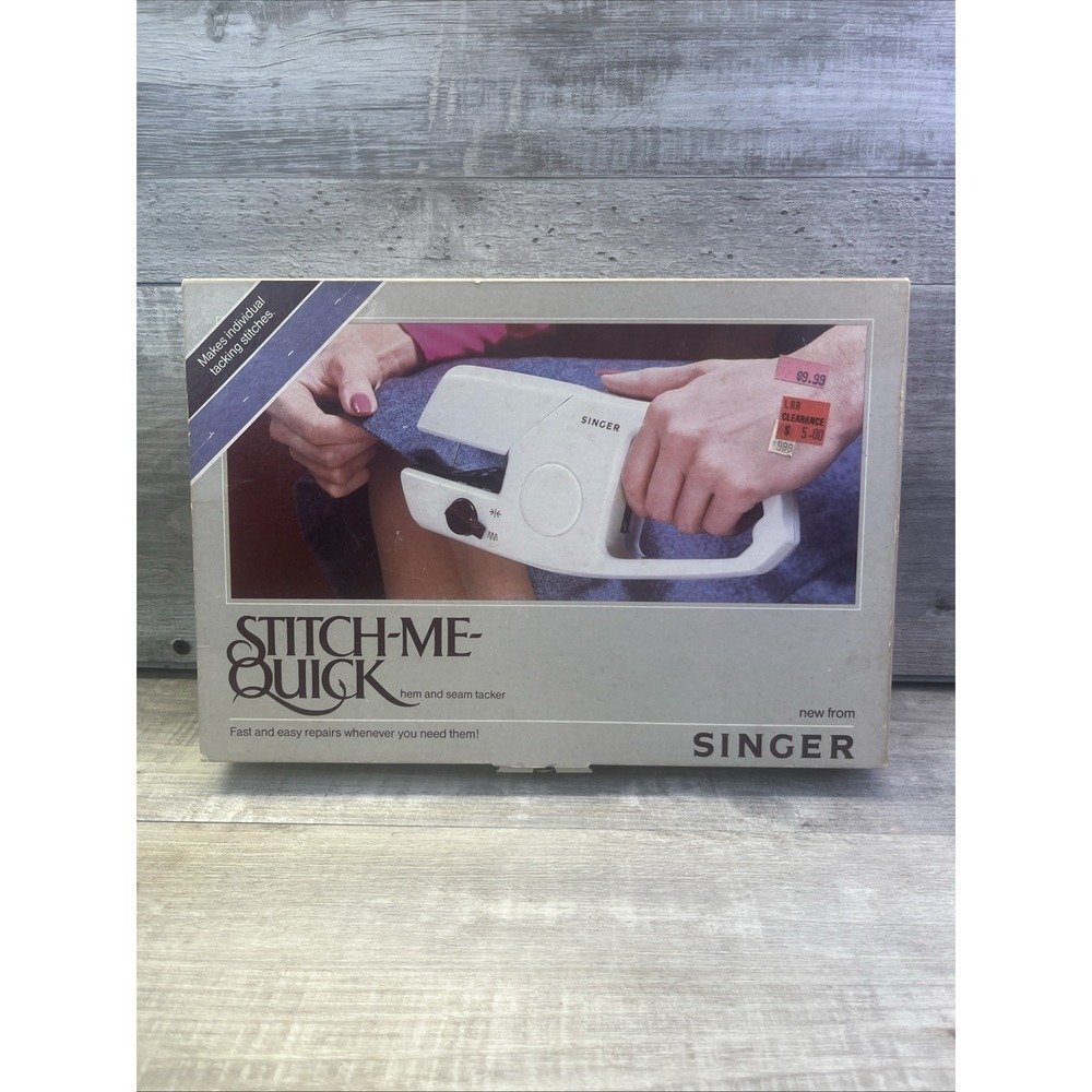 Singer Stitch Me Quick Hen And Seam Tacker Vintage 80s